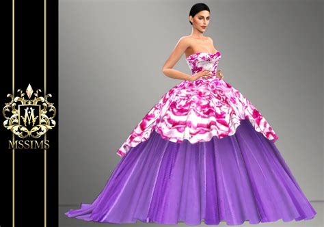Haute Couture Christian Dior Fall 2010 Gown For The Sims 4 Sims 4