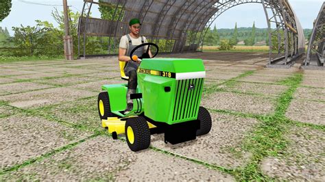 John Deere 318 Mower For Farming Simulator 2017