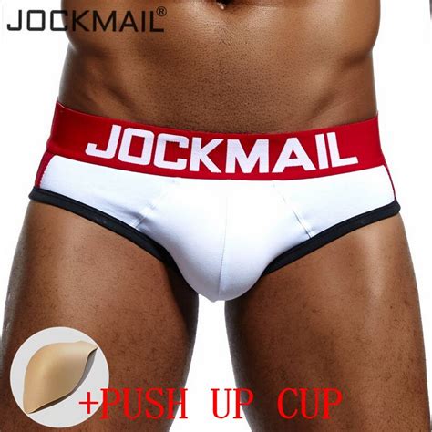Jockmail Brand 5pcs Bulge Enhancing Mens Underwear Briefs Gay Underwear