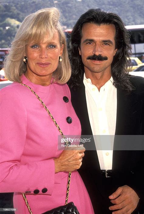 Linda Evans And Yanni During 1991 Abc Summer Tour At Universal Hilton