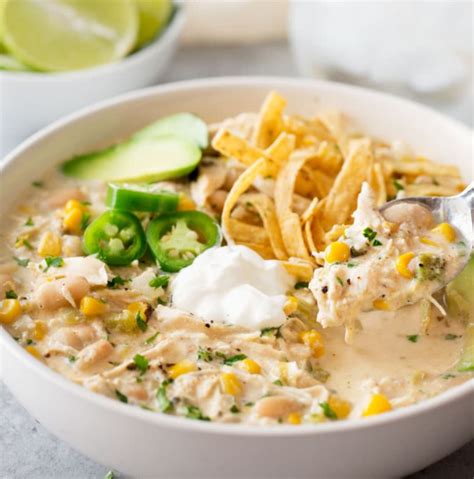 White chicken chili is easy to make — and even easier to customize. Slow Cooker White Chicken Chili Is A Simple, Spicy One Pot ...