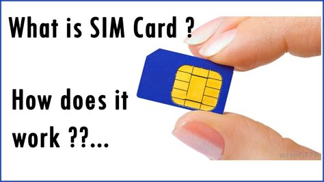 What Is Sim Card 2019 How Does It Work Youtube