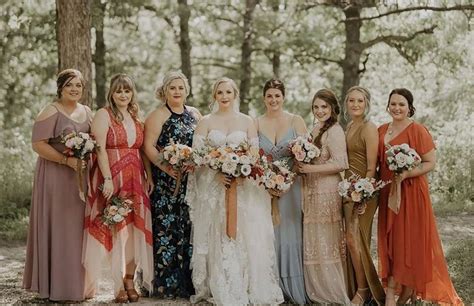 An Expert Guide To Mismatched Bridesmaid Dresses True Society Bridal