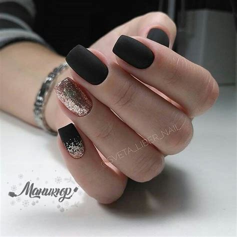 Uñas acrilicas negras punta diamantecon nuevo efecto muy glamurosas. Pin de Carolina Tapia en Nails | Manicura de uñas, Uñas ...