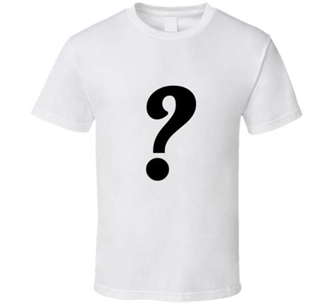 Question Mark T Shirt Etsy