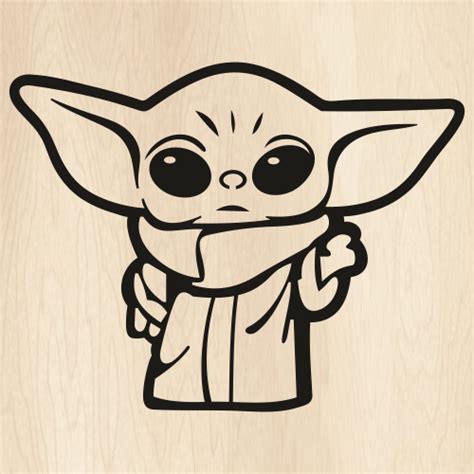 Yoda Baby Black Svg Cute Baby Yoda Png Yoda Star Wars Vector File The Best Porn Website