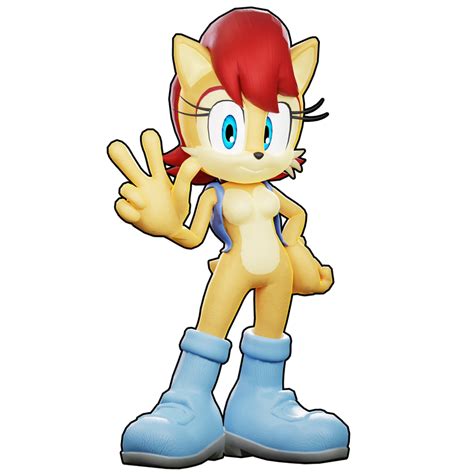 Sally Acorn Classic Sonic Archie By Hunicrio On Deviantart