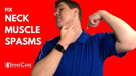 How To Treat Neck Spasms In 1 Minute Youtube