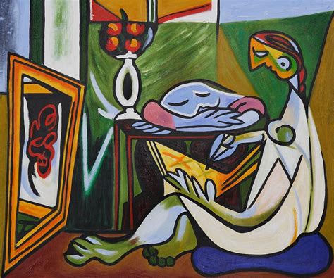 La Muse Pablo Picasso 1935 Abstract Portrait Oil Painting Abstract