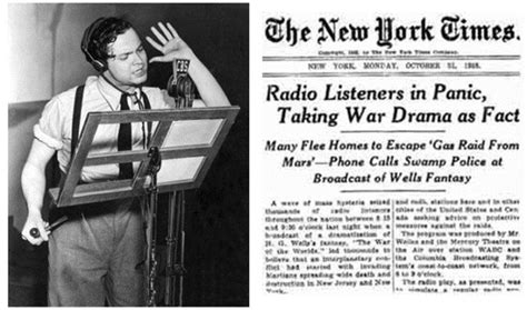 On This Day In 1938 Actor Orson Welles Caused Real Life Panic Across