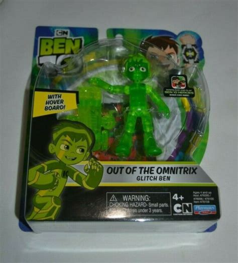 2019 Ben 10 Out Of The Omnitrix Glitch Ben Action Figure With Board Ebay