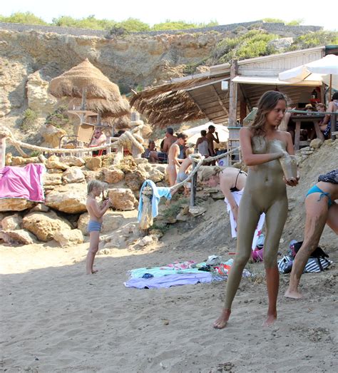 Picture Tagged With Blonde Katya Clover Mango A Muddy At The Beach