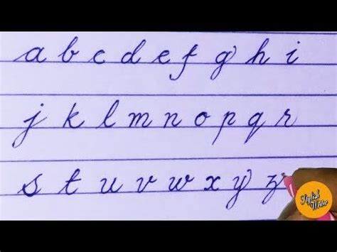 The russian cursive cyrillic alphabet is used (instead of the block letters) when handwriting the modern russian language. English small alphabets | cursive handwriting | Stylish ...