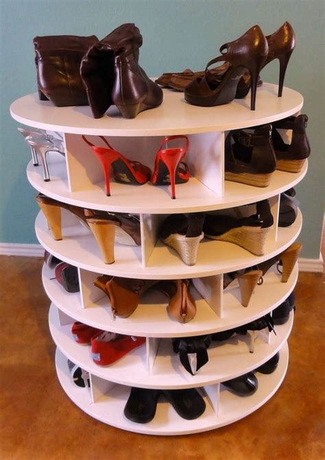 However, i should have realized that the dividers would limit the. DIY Lazy Susan Shoe Storage | The Owner-Builder Network