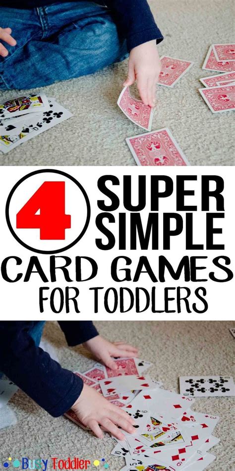 Four Simple Card Games For Toddlers A Great Way To Pass The Time And