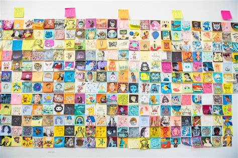 Sticky A Post It Note Art Show Features Small But Affordable Original