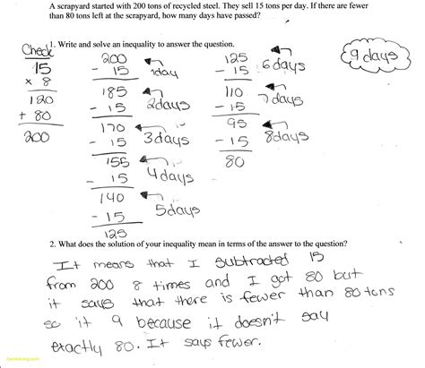 Solve the inequality |4x − 3| > 1 for x. Solve And Graph The Inequalities Worksheet Answers — db ...