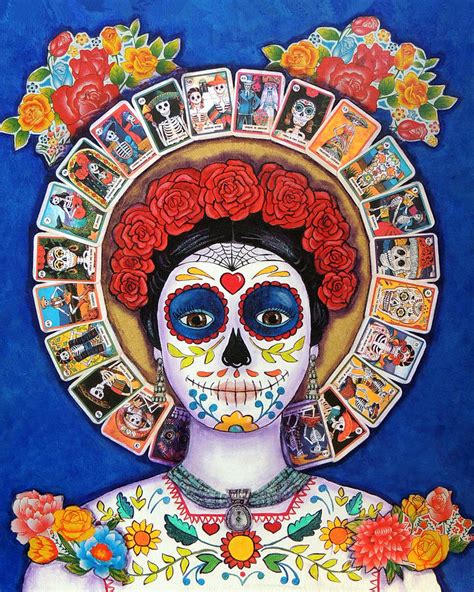 Lady Of The Loteria Painting By Candy Mayer