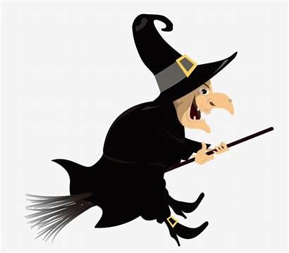 Witch Clipart Bad Evil Cartoon Broom Drawing