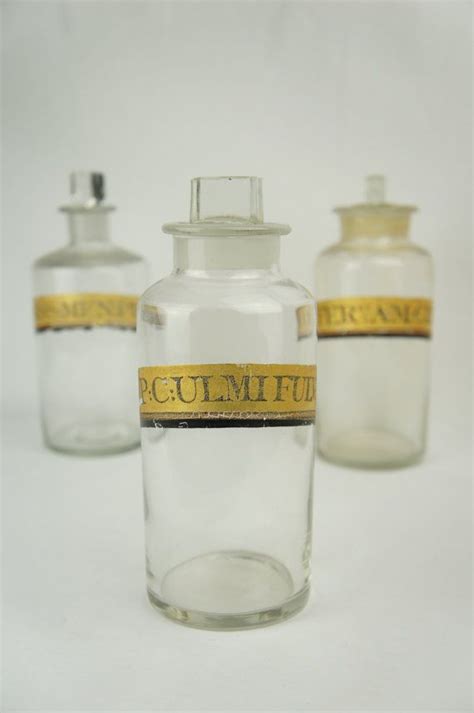 Vintage Antique Apothecary Pharmacy Bottle Jar P Culmi Fulv Etsy Uk