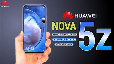 huawei nova 5z price release date first look introduction specifications camera features trailer