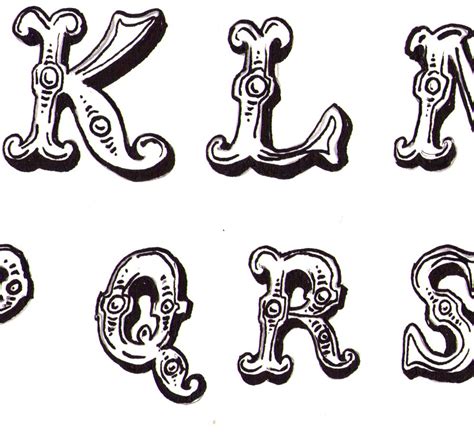 15 Log Style Fonts Images Tattoo Font Styles Alphabet Old English