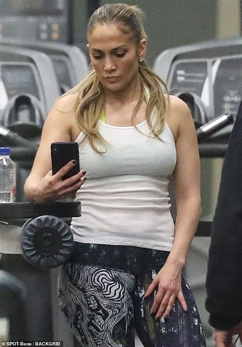 Jennifer Lopez Shows Off Her Gym Perfected Figure While Enjoying A Workout With Love Alex