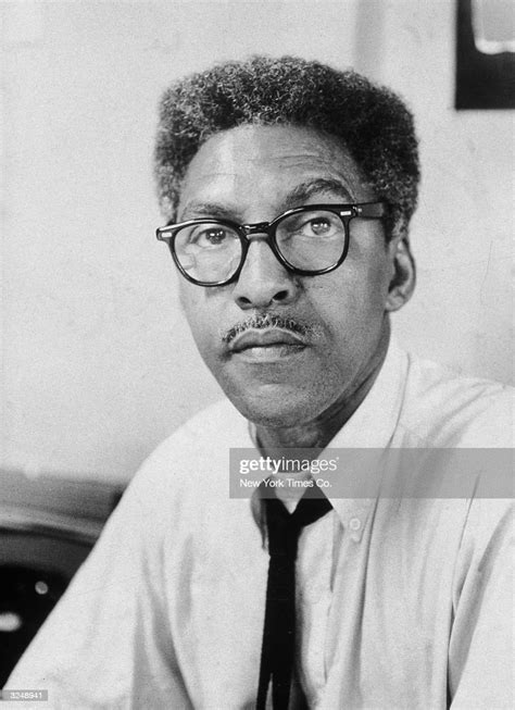 portrait of american civil rights activist bayard rustin deputy news photo getty images