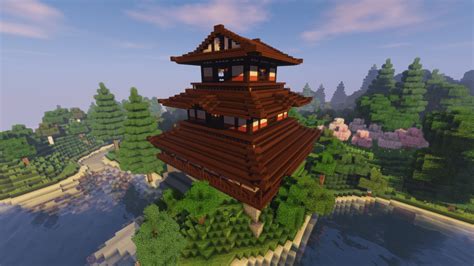 Japanese Dojo Temple Minecraft Map