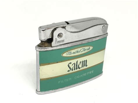 Vintage Salem Menthol Fresh Advertising Automatic Cigarette Lighter