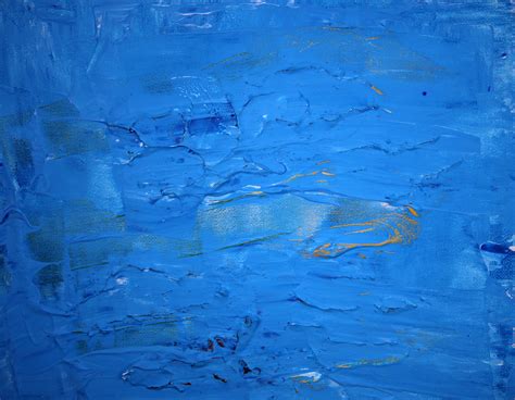 Blue Abstract Painting · Free Stock Photo
