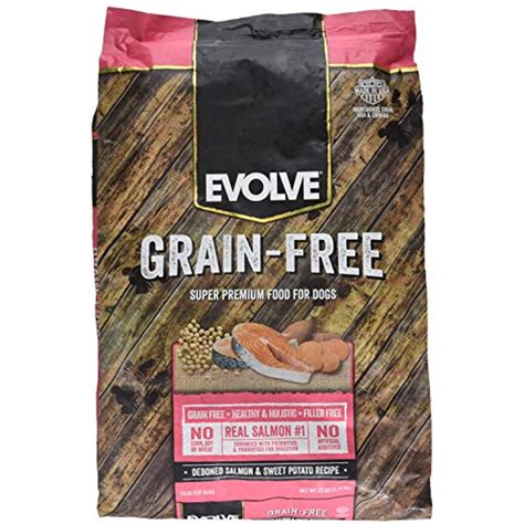 They are also a good source of vitamin b6, vitamin c and manganese. Evolve Grain Free Dog Food Salmon & Sweet Potato Recipe ...