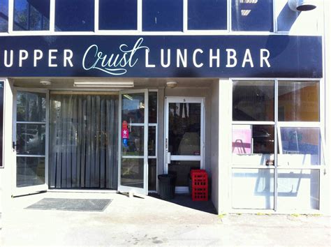 Menu Of Upper Crust Lunchbar Rosedale Auckland