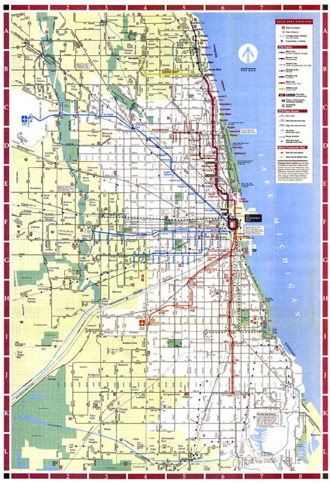Chicago Lorg System Maps Route Maps