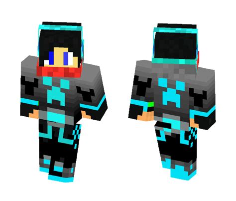 Download Creeper Jacket Teen Minecraft Skin For Free
