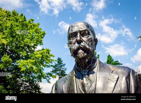 Statue Of The First Czechoslovak President Tomas Garrigue Masaryk Is
