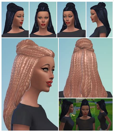 Braid Bun Female At Birksches Sims Blog Sims 4 Updates