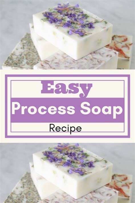 Easy Beginner Cold Process Soap Recipe Cold Process Soap Recipes Soap Recipes Handmade Soap