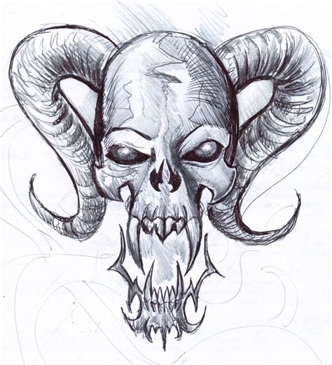 Detailed Skull Drawing At Getdrawings Free Download