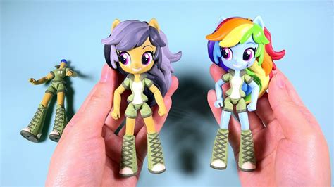 Custom My Little Pony Daring Do Rainbow Dash Equestria Girls Minis Doll