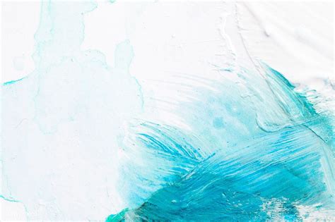 White And Blue Oil Paint Strokes Textured Background Free Image By