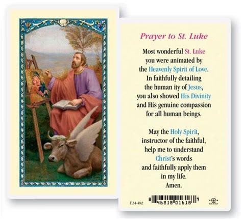 Prayer To Saint Luke