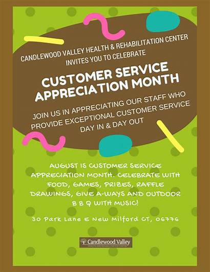 Customer Service Month August Appreciation Sign Reply