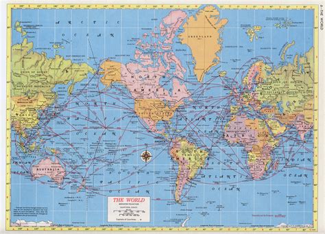 11x17 World Usa Educational Beginners Level K4 Desktop Map