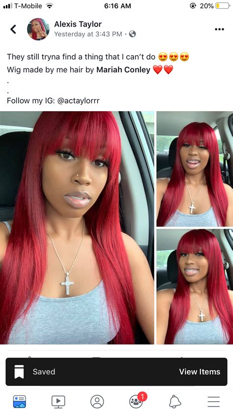 Quick Weave Hairstyles Hairstyles With Bangs Pretty Hairstyles Red Hair With Bangs Hair