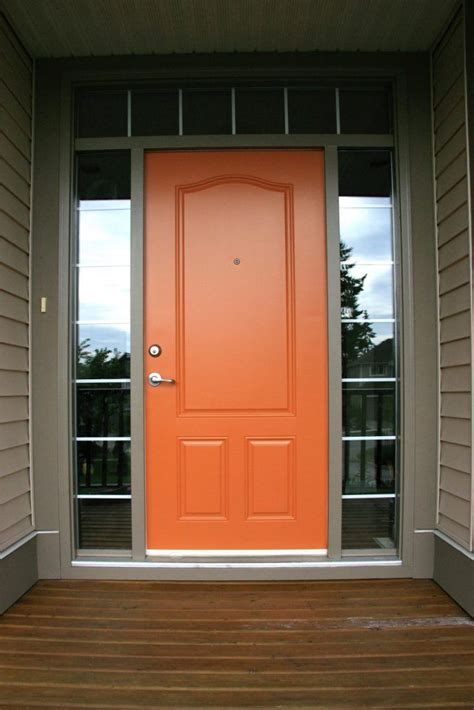 Front Doors Warline Painting Front Door Paint Colors Orange Front