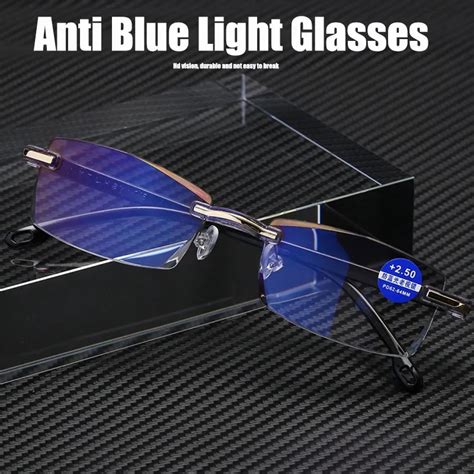 Anti Blue Light Glasses Blocking Filter Reduces Eyewear Strain Clear Gaming Computer Glasses Men
