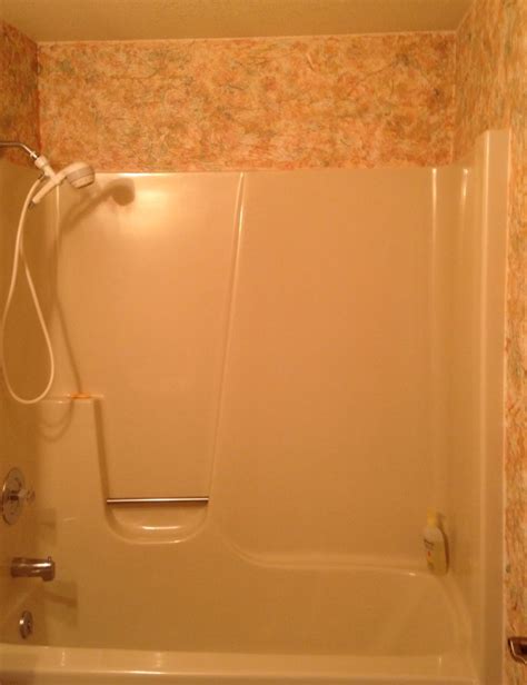 Shower Before Shower Bathroom Bathtub