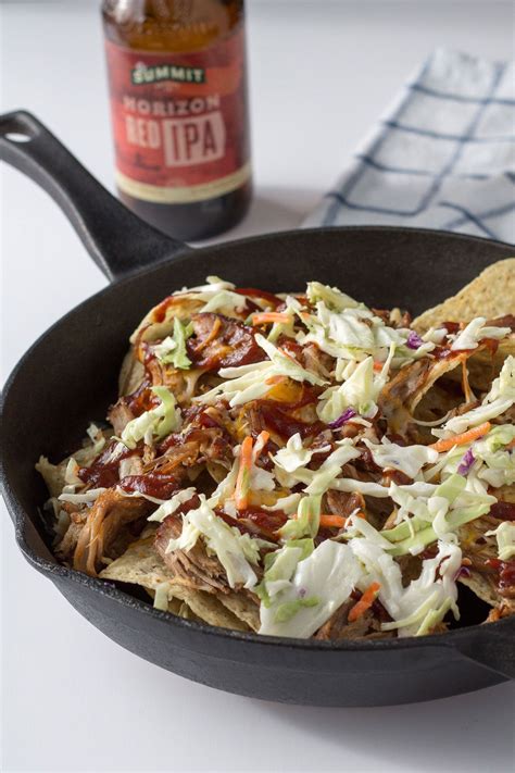 Although pulled pork goes well with a simple side of roasted or stir fried vegetables, i like to use the meat to create one of three tasty recipes, omelets wrap the filled pepper in 1/3 of a slice of bacon to seal up the delicious contents. Pulled Pork Nachos | Recipe | Pulled pork nachos, Pulled ...