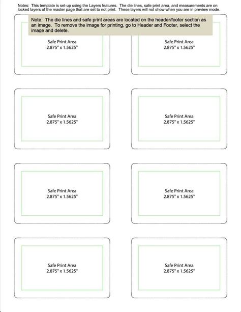 Microsoft Word Place Card Template